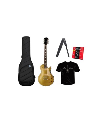 Set De Guitarra Eléctrica LP Single Cutaway Sire Marcus Miller Larry Carlton L7V GT Con Funda, Correa Cuerdas Y Camiseta