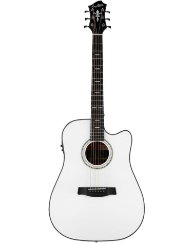Guitarra Electroacústica Dreadnought Hagstrom Siljan II CE WH White