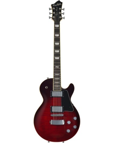 Guitarra Eléctrica Hagstrom Super Swede Crimson Flame 2023