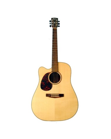 Guitarra Electroacústica Dreadnought Para Zurdos Cort MR710F LH NS Natural Satin