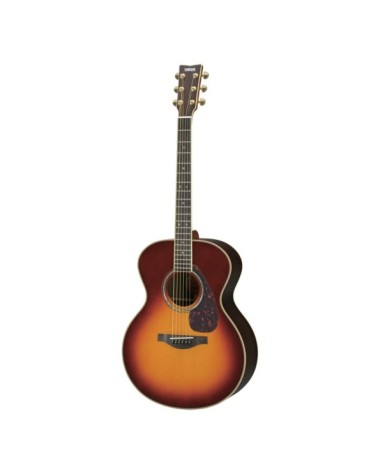 Guitarra Acústica Semijumbo Yamaha LJ16 Brown SunB LJ16 Brown Sunburst Tinted Are Con Funda