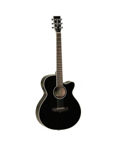 Guitarra Electroacústica Yamaha APXT2 3/4 Black con Funda