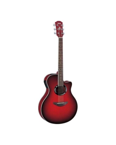 Guitarra Electroacústica Yamaha APXT2 3/4 Dark Red Brust con Funda