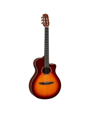 Guitarra Clásica Electrificada Yamaha NTX3 Brown Sunburst con Funda