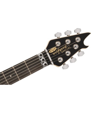 Guitarra Eléctrica EVH Wolfgang Special Striped Series Ebony Black and White