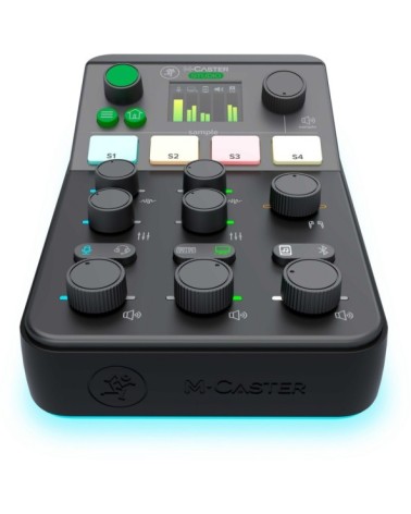 Mesa Para Streaming Mixcaster Mackie Mixer  M-Caster Studio Negro