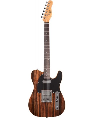 Guitarra Eléctrica Michael Kelly MK55CSEPRO 1955 Custom Collection Striped Ebony Natural B-Stock