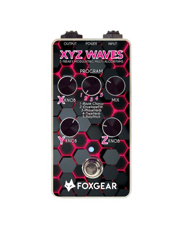 Pedal de Modulación para Guitarra Foxgear XYZ Waves B-Stock