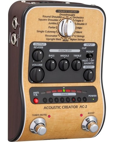 Pedal para Guitarra Acústica Zoom AC-2