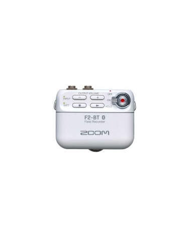 Grabadora de Campo con Bluetooth y Micrófono lavalier Zoom F2-BT/W Blanco