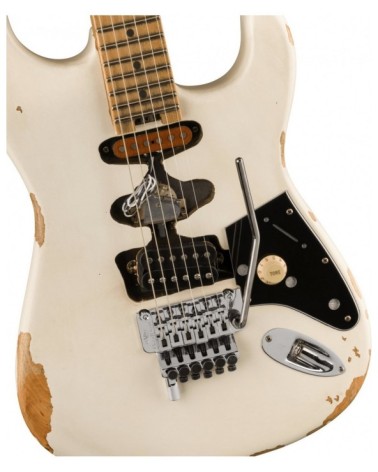 Guitarra Eléctrica EVH Frankenstein Relic White