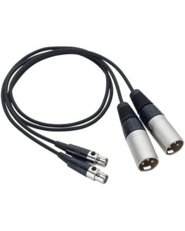 Cable Mini XLR a XLR Zoom TXF-8 para salida F8 y F8n