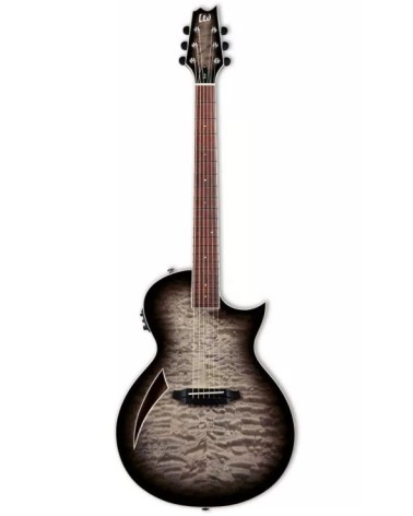 Guitarra Electroacústica ESP/LTD TL-6 QM Charcoal Burst