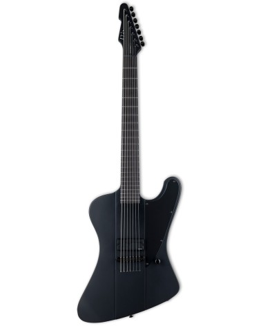 Guitarra Eléctrica de 7 Cuerdas ESP/LTD Phoenix-7 Baritone Black Metal Black Satin