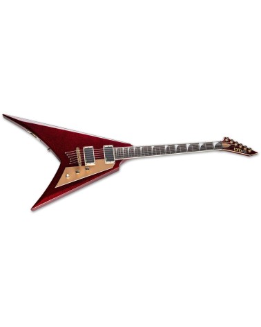 Guitarra Eléctrica ESP/LTD KH-V RSP Red Sparkle con Funda