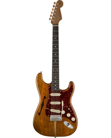 Guitarra Eléctrica Fender Stratocaster The Artisan Koa Thinline Custom Shop con Estuche
