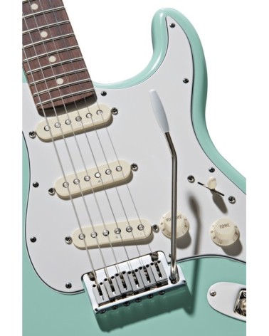 Guitarra Eléctrica Fender Stratocaster Jeff Beck Signature Surf Green Con Estuche