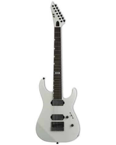 Guitarra Eléctrica de 7 Cuerdas ESP E-II M-II 7B EverTune Pearl White con Funda