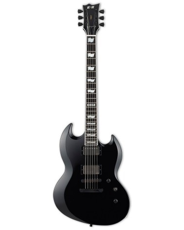 Guitarra Eléctrica ESP E-II Viper Black con Funda