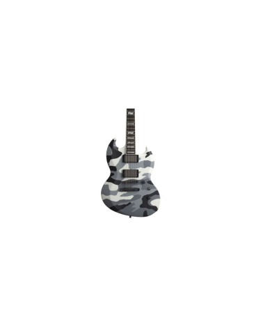 Guitarra Eléctrica ESP E-II Viper Urban Camo con Funda