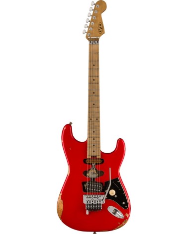 Guitarra Eléctrica EVH Frankenstein Relic Red con Estuche
