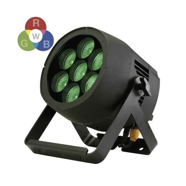 Proyector LED Contest IPzoom7X15Qc IP65 7 LED 15W 4 En 1 Con Zoom