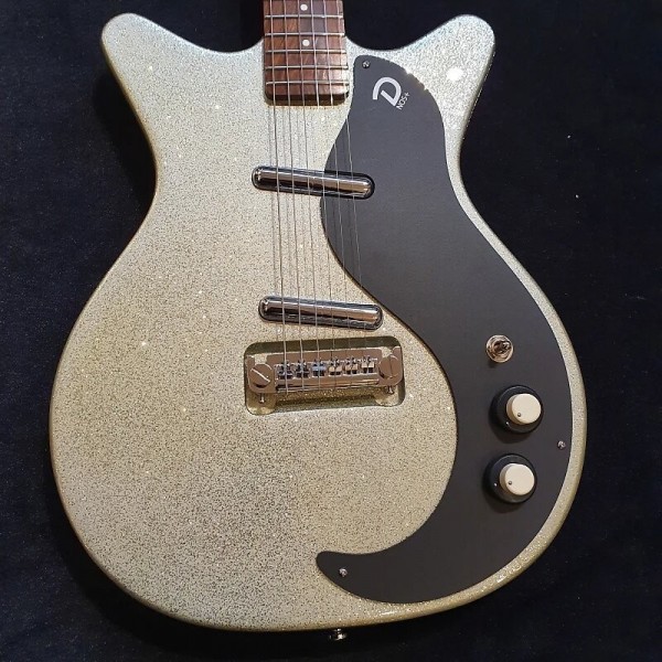Guitarra Danelectro 59 Mod Nos + Doble Cut Silver Metalflake