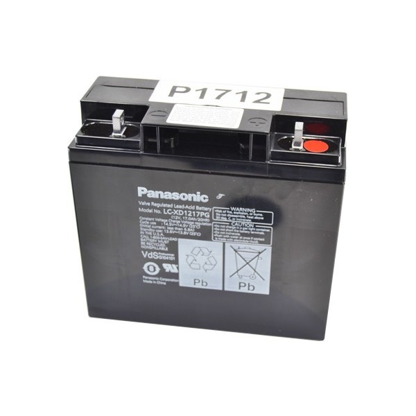 Batería Médica Panasonic Respirador Evita2 Externo 12V 17Ah Lc-Xd1217Pg