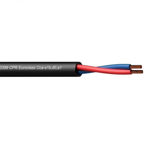 Cable Altavoz 2X1,5 mm CCA CCA-S1B, D0, A1 Suministro Rollo 100M Procab