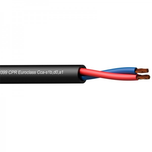 Cable Altavoz 2X2,5 mm CRP Euroclas CCA-S1B, D0, A1, Rollo 300 Procab
