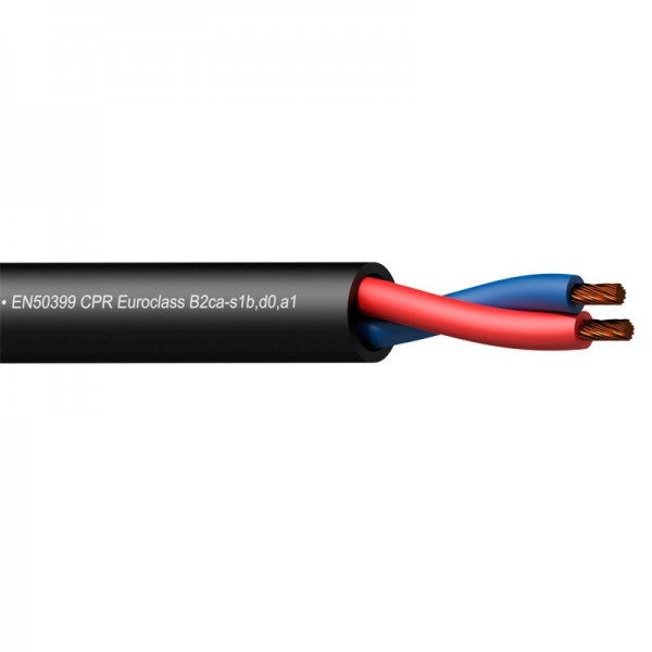 Cable Altavoz 2X4 mm CPR Euroclas B2CA-S1B,D0, A1. Rollo 100M Procab