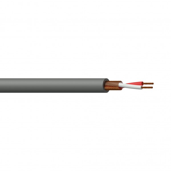 Cable Micrófono 2X 0,125 mm Gris - 1 M Procab