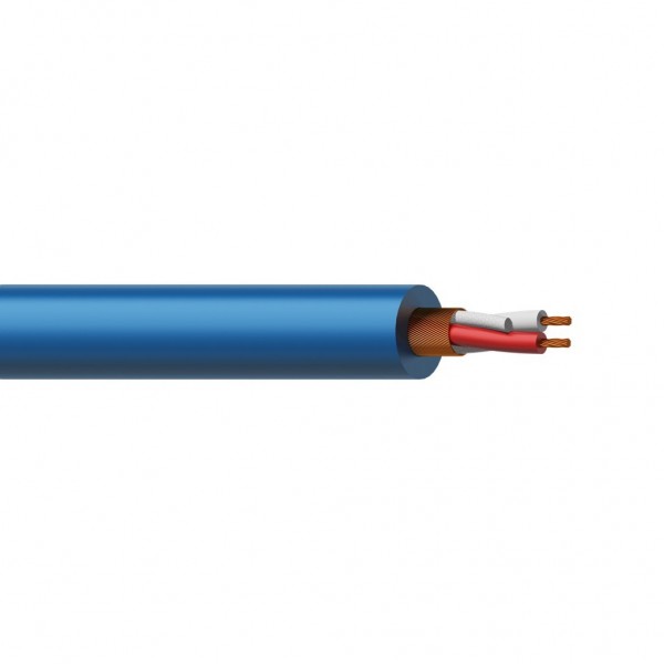 Cable Micrófono 2 X 0,23 mm Azul - 1 Metro Procab