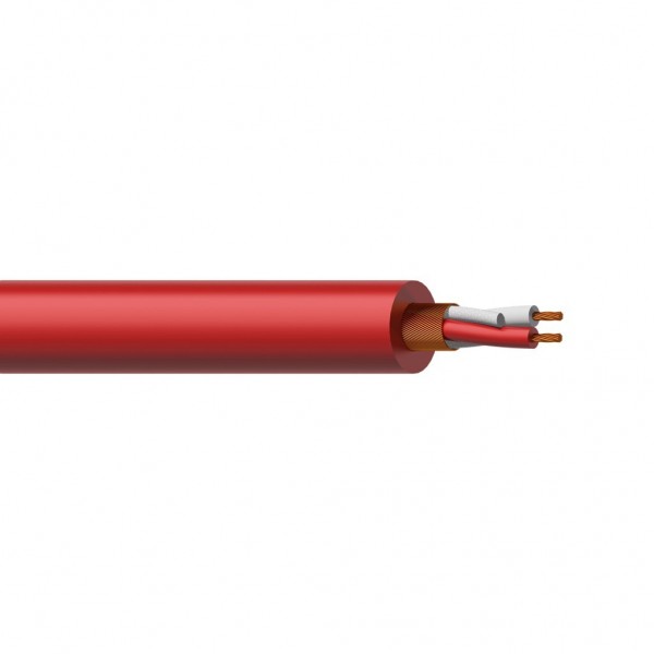 Cable Micrófono 2 X 0,23 mm Rojo - 1 Metro Procab