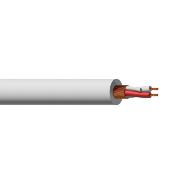 Cable Micrófono 2 X 0,23 mm Blanco - 1 Metro Procab