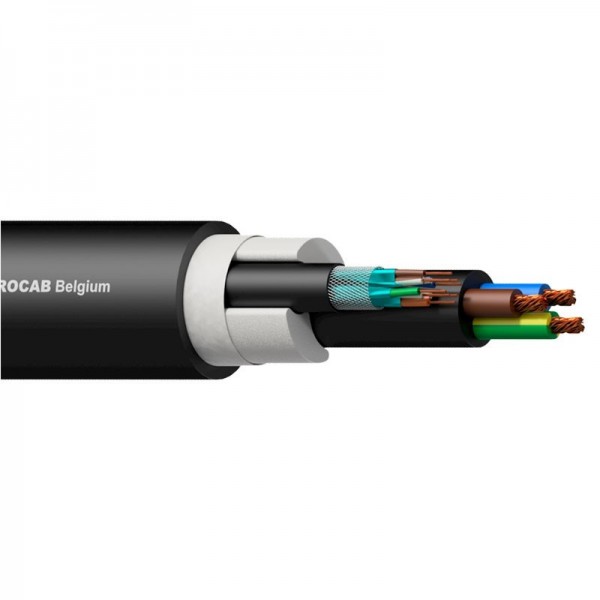 Cable Híbrido Cat 7 + Alimentacion 3X2,5 mm Procab