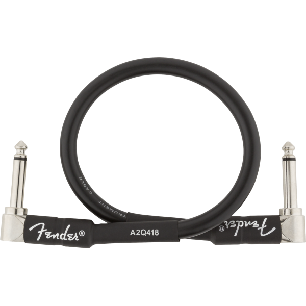 Cable Para Guitarra Fender Professional Instrument Cables Angle/Angle 1' Black