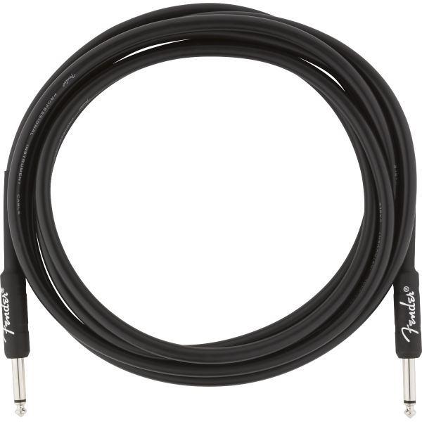 Cable Para Guitarra Fender Professional Instrument Cable Straight/Straight 10' Black