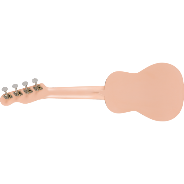 Ukelele Fender Venice Soprano Uke Walnut Shell Pink
