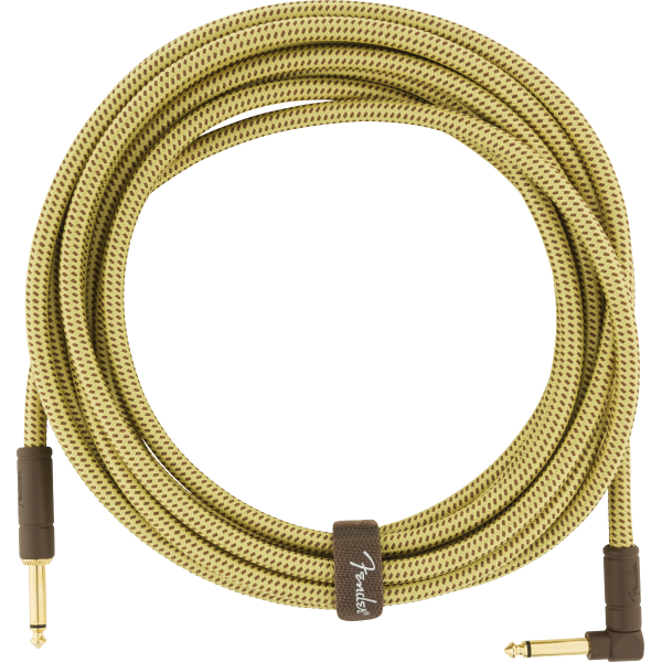 Cable Para Guitarra Fender Deluxe Instrument Cable Straight/Angle 18.6' Tweed