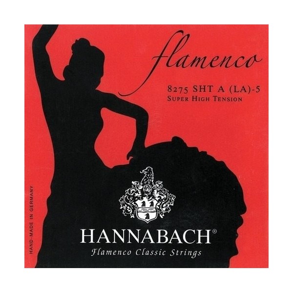 Cuerda Guitarra Española Flamenco Hannabach 8271-SHT Roja 1ª