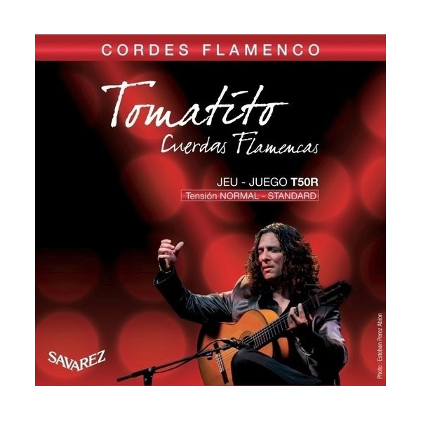 Juego Cuerdas Flamenca Savarez T-500R Tomatito Tensión Normal