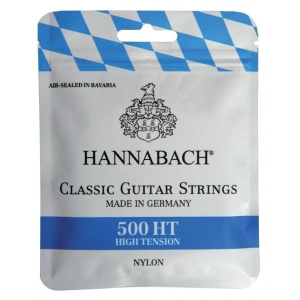Juego Cuerdas Guitarra Clásica Hannabach 500MT High Tensión