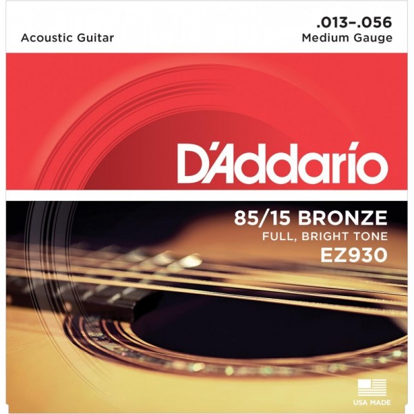 Juego Cuerdas Guitarra Acústica D'Addario EZ930 13-56