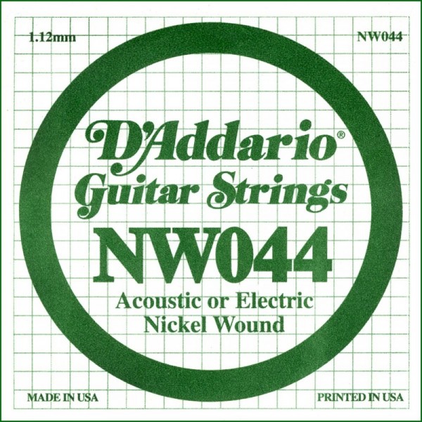 Cuerda Guitarra Eléctrica D'Addario NW-044"