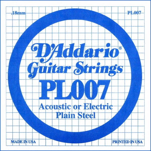Cuerda Guitarra Eléctrica D'Addario PL-007"
