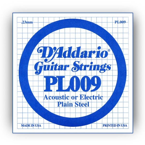 Cuerda Guitarra Eléctrica D'Addario PL-009"