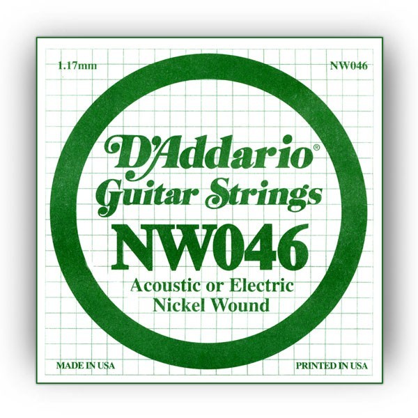 Cuerda Guitarra Eléctrica D'Addario NW-046"