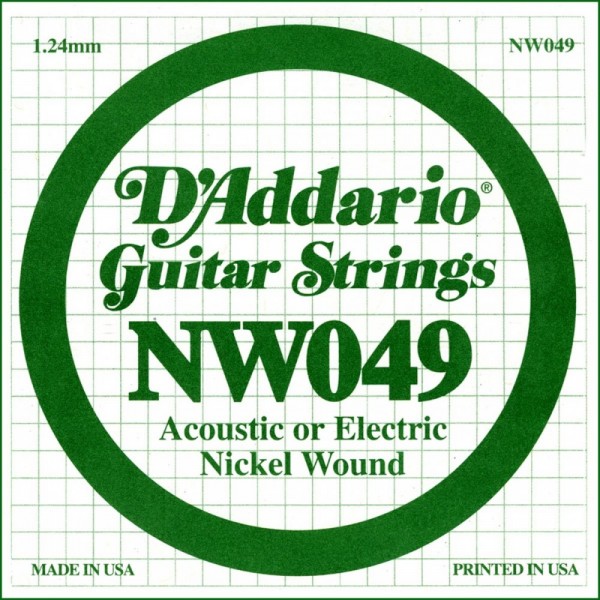 Cuerda Guitarra Eléctrica D'Addario NW-049"