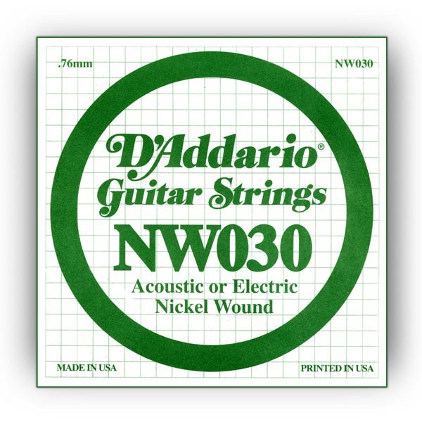 Cuerda Guitarra Eléctrica D'Addario NW-030"